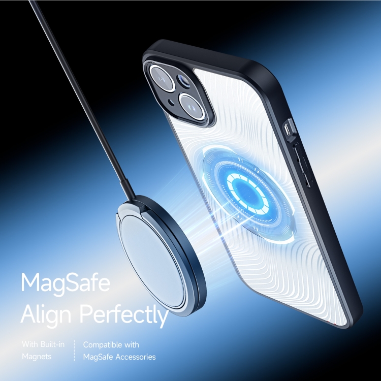 For iPhone 13 DUX DUCIS Aimo Mag Series TPU + PC MagSafe Frosted Feel Phone Case(Black) For iPhone 13 DUX DUCIS Aimo Mag Series TPU + PC MagSafe Frosted Feel Phone Case(Black)