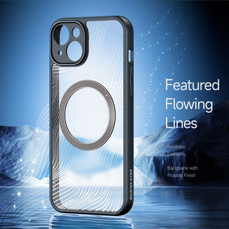 For iPhone 13 DUX DUCIS Aimo Mag Series TPU + PC MagSafe Frosted Feel Phone Case(Black) For iPhone 13 DUX DUCIS Aimo Mag Series TPU + PC MagSafe Frosted Feel Phone Case(Black)