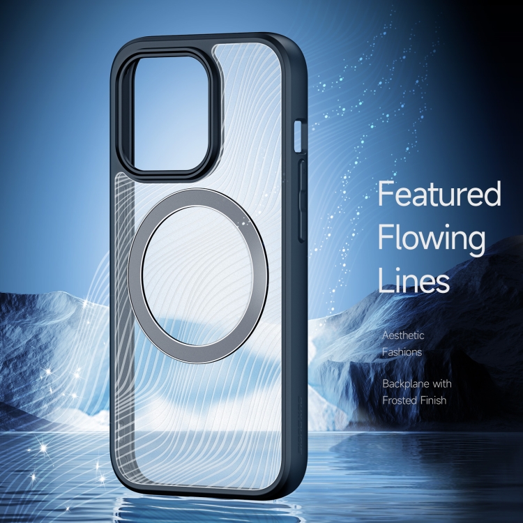 For iPhone 15 Pro DUX DUCIS Aimo Mag Series TPU + PC MagSafe Frosted Feel Phone Case(Black) For iPhone 15 Pro DUX DUCIS Aimo Mag Series TPU + PC MagSafe Frosted Feel Phone Case(Black)