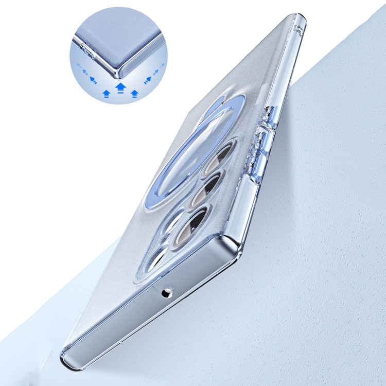 For Samsung Galaxy S23+ 5G MagSafe Magnetic Multifunctional Holder Phone Case(Purple) For Samsung Galaxy S23+ 5G MagSafe Magnetic Multifunctional Holder Phone Case(Purple)
