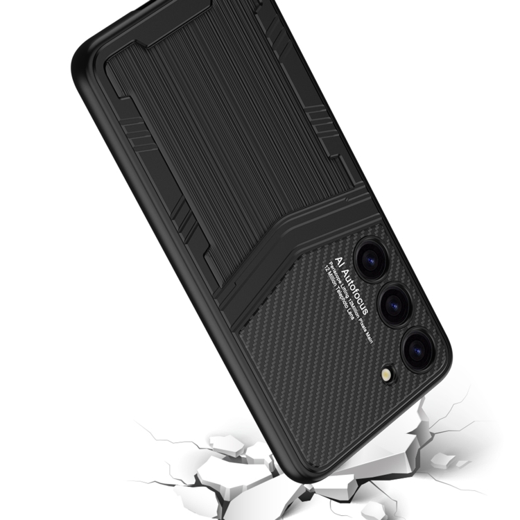 For Samsung Galaxy S23 Ultra 5G GKK TPU + PU Full Coverage Phone Case without Pen(Litchi Texture)