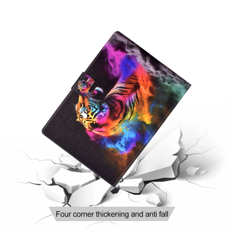 For iPad Air / Air 2 / 9.7 2018 / 9.7 2017 Coloured Drawing Smart Leather Tablet Case(Tiger) For iPad Air / Air 2 / 9.7 2018 / 9.7 2017 Coloured Drawing Smart Leather Tablet Case(Tiger)