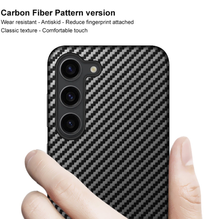 For Samsung Galaxy S23+ 5G imak Ruiyi Series Carbon Fiber PU + PC Phone Case(Black) For Samsung Galaxy S23+ 5G imak Ruiyi Series Carbon Fiber PU + PC Phone Case(Black)