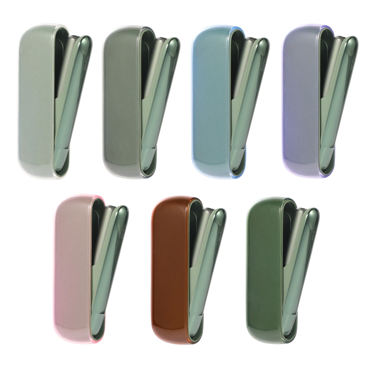 For IQOS ILUMA TPU Electronic Cigarette Protective Case Charging  Compartment(Transparent Green)
