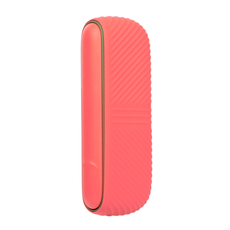 For IQOS ILUMA Silicone Electronic Cigarette Case Charging Compartment With  Side Cover(Orange)
