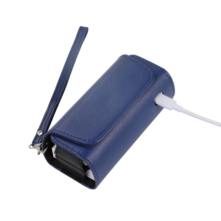 For IQOS 3.0 / 3 DUO Portable Electronic Cigarette Case Storage Bag with  Hand Strap(Blue)