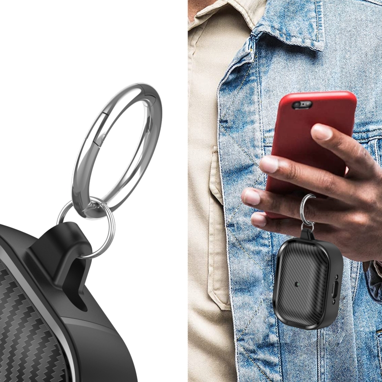 For AirPods Pro Photo Frame Carbon Fiber Series Earphone Case(Black) For AirPods Pro Photo Frame Carbon Fiber Series Earphone Case(Black)