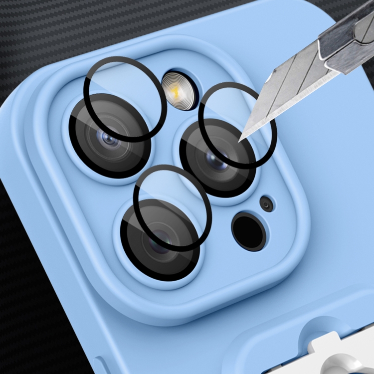 For iPhone 14 Pro Max Strap Holder Shockproof Protective Phone Case with Lens Film(Blue + Black) For iPhone 14 Pro Max Strap Holder Shockproof Protective Phone Case with Lens Film(Blue + Black)