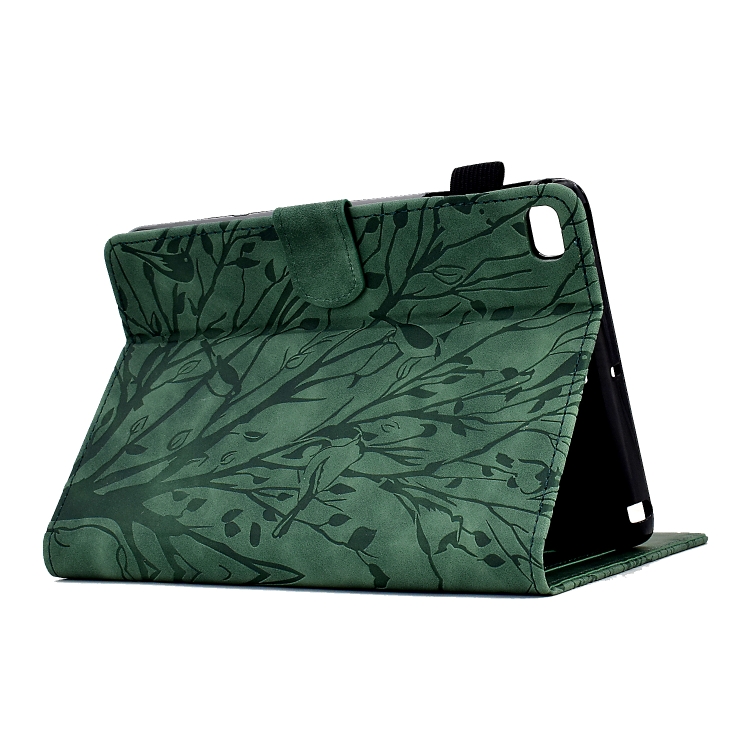 For iPad Air / Air 2 / 9.7 2017 2018 Fortune Tree Pressure Flower PU Tablet Case with Wake-up / Sleep Function(Green) For iPad Air / Air 2 / 9.7 2017 2018 Fortune Tree Pressure Flower PU Tablet Case with Wake-up / Sleep Function(Green)