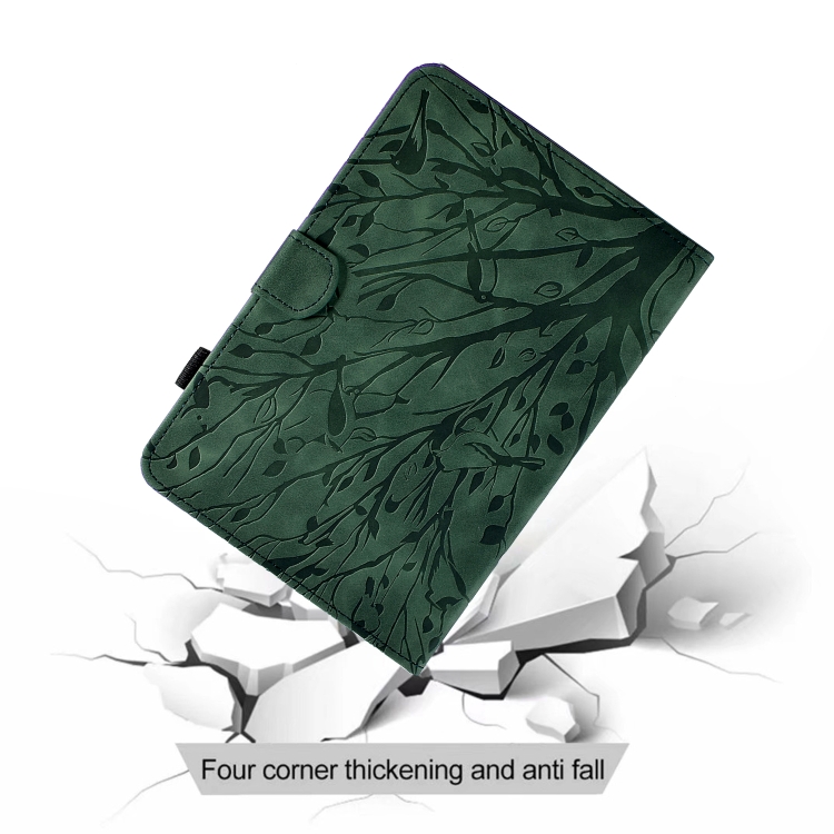 For iPad Air / Air 2 / 9.7 2017 2018 Fortune Tree Pressure Flower PU Tablet Case with Wake-up / Sleep Function(Green) For iPad Air / Air 2 / 9.7 2017 2018 Fortune Tree Pressure Flower PU Tablet Case with Wake-up / Sleep Function(Green)