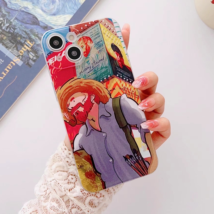 For iPhone SE 2022 / 2020 / 7 / 8 Oil Painting Van Gogh TPU Phone Case For iPhone SE 2022 / 2020 / 7 / 8 Oil Painting Van Gogh TPU Phone Case