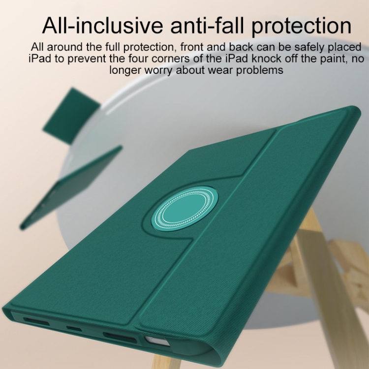 HB102D Backlight Magnetic Detachable Rotatable Bluetooth Keyboard Leather Case For iPad 10.2 2021/2020/2019(Green) HB102D Backlight Magnetic Detachable Rotatable Bluetooth Keyboard Leather Case For iPad 10.2 2021/2020/2019(Green)