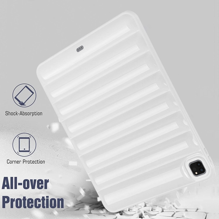 For iPad Pro 12.9 2022 / 2021 Eiderdown Cushion Shockproof Tablet Case(White) For iPad Pro 12.9 2022 / 2021 Eiderdown Cushion Shockproof Tablet Case(White)