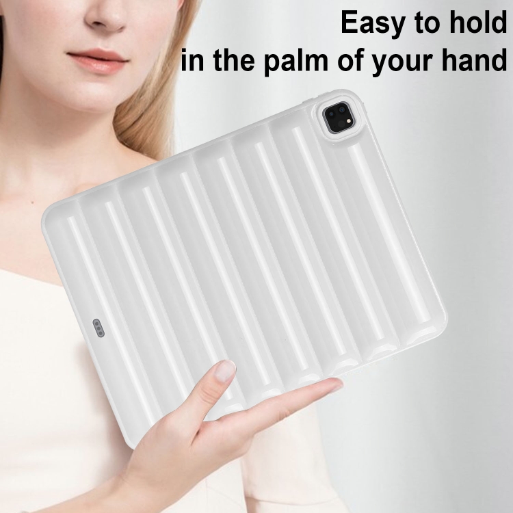 For iPad Pro 12.9 2022 / 2021 Eiderdown Cushion Shockproof Tablet Case(White) For iPad Pro 12.9 2022 / 2021 Eiderdown Cushion Shockproof Tablet Case(White)