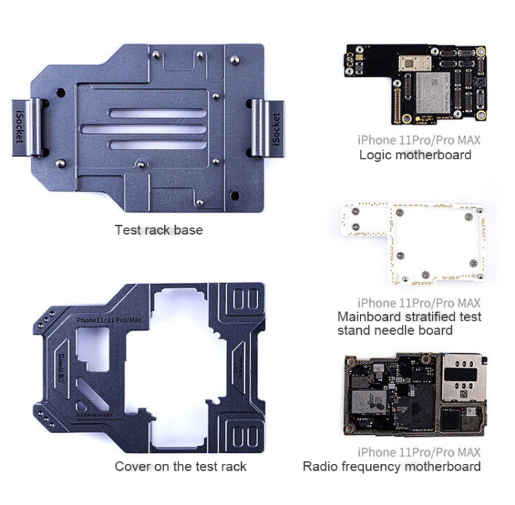 Qianli iSocket Motherboard Layered Test Fixture For iPhone 11 Series - 10