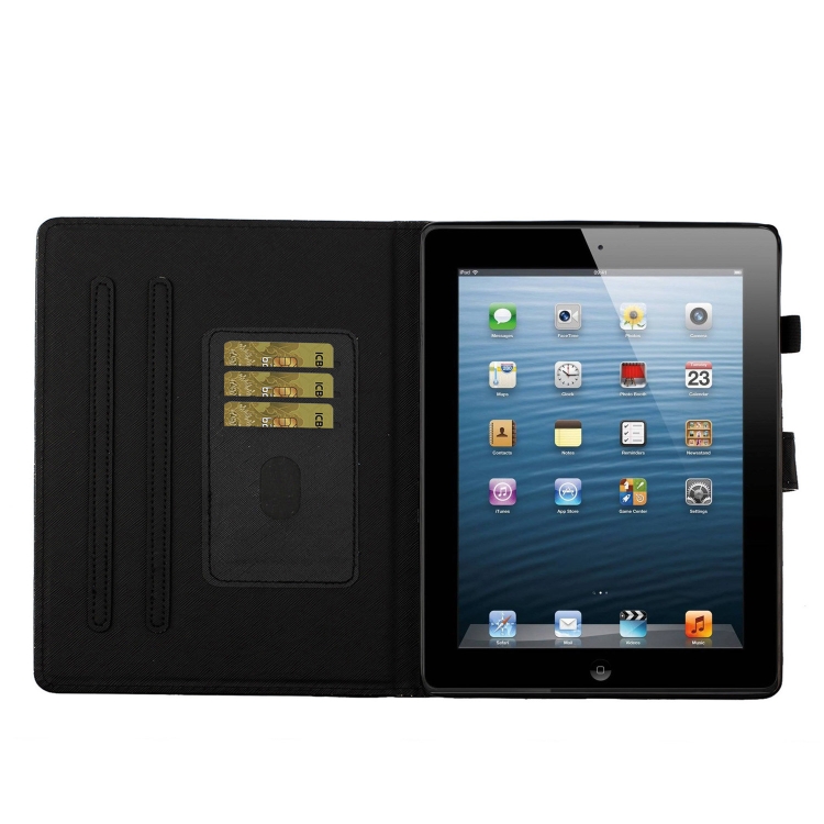 For iPad 4 & 3 & 2 Love Buckle Glitter Horizontal Flip Leather Case with Holder & Card Slots(Gold) For iPad 4 & 3 & 2 Love Buckle Glitter Horizontal Flip Leather Case with Holder & Card Slots(Gold)