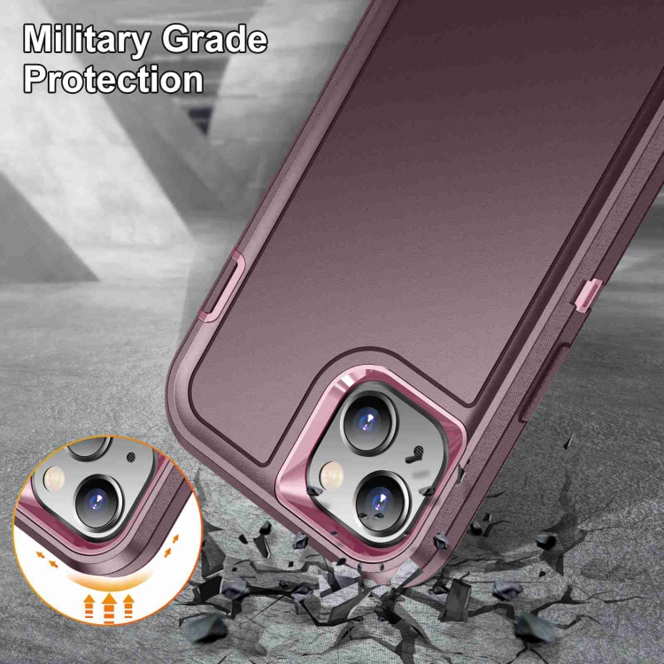 For iPhone 14 / 13 Life Waterproof Rugged Phone Case(Purple + Pink) For iPhone 14 / 13 Life Waterproof Rugged Phone Case(Purple + Pink)