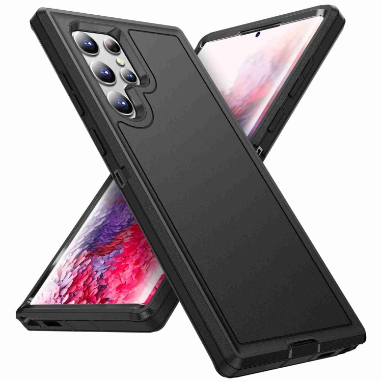 For Samsung Galaxy S23 Ultra 5G Life Waterproof Rugged Phone Case(Black) For Samsung Galaxy S23 Ultra 5G Life Waterproof Rugged Phone Case(Black)