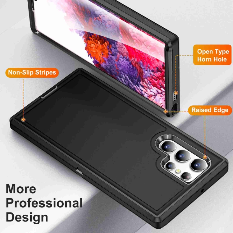 For Samsung Galaxy S23 Ultra 5G Life Waterproof Rugged Phone Case(Black) For Samsung Galaxy S23 Ultra 5G Life Waterproof Rugged Phone Case(Black)