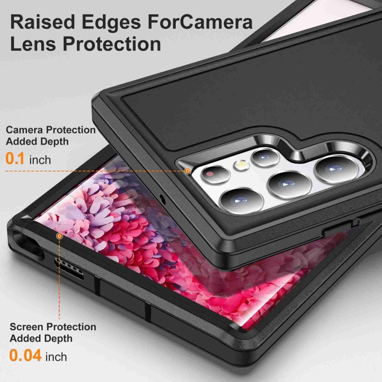 For Samsung Galaxy S23 Ultra 5G Life Waterproof Rugged Phone Case(Black) For Samsung Galaxy S23 Ultra 5G Life Waterproof Rugged Phone Case(Black)