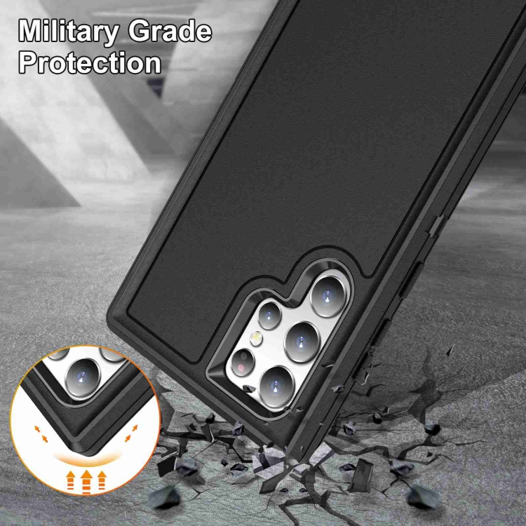 For Samsung Galaxy S23 Ultra 5G Life Waterproof Rugged Phone Case(Black) For Samsung Galaxy S23 Ultra 5G Life Waterproof Rugged Phone Case(Black)