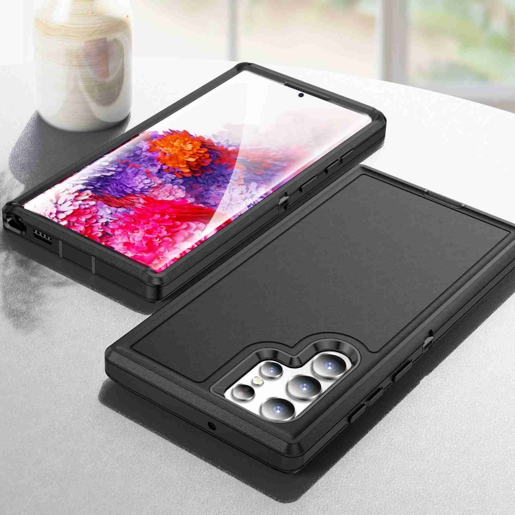 For Samsung Galaxy S23 Ultra 5G Life Waterproof Rugged Phone Case(Black) For Samsung Galaxy S23 Ultra 5G Life Waterproof Rugged Phone Case(Black)