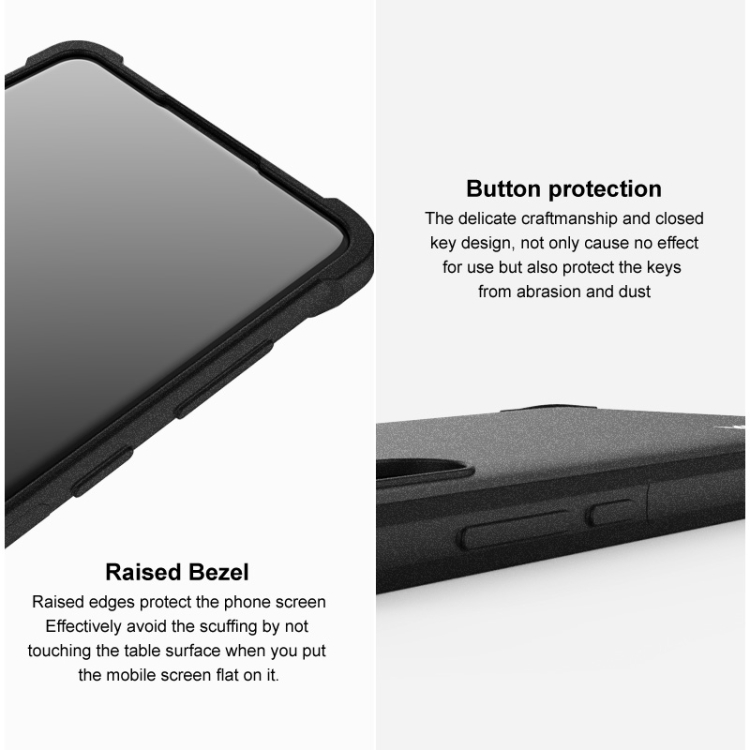 For Samsung Galaxy S23 Ultra 5G imak Shockproof Airbag TPU Phone Case(Matte Black) For Samsung Galaxy S23 Ultra 5G imak Shockproof Airbag TPU Phone Case(Matte Black)