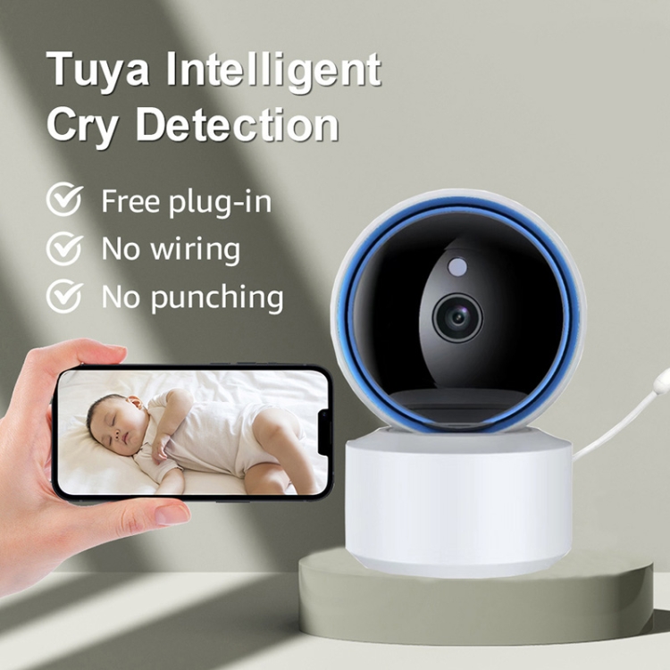 YT50 3MP Smart WIFI PTZ Camera Baby Monitor, enchufe: enchufe AU - 2