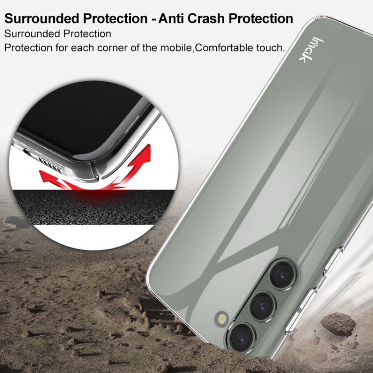 For Samsung Galaxy S23+ 5G imak Wing II Pro Series Wear-resisting Crystal Phone Case(Transparent) For Samsung Galaxy S23+ 5G imak Wing II Pro Series Wear-resisting Crystal Phone Case(Transparent)