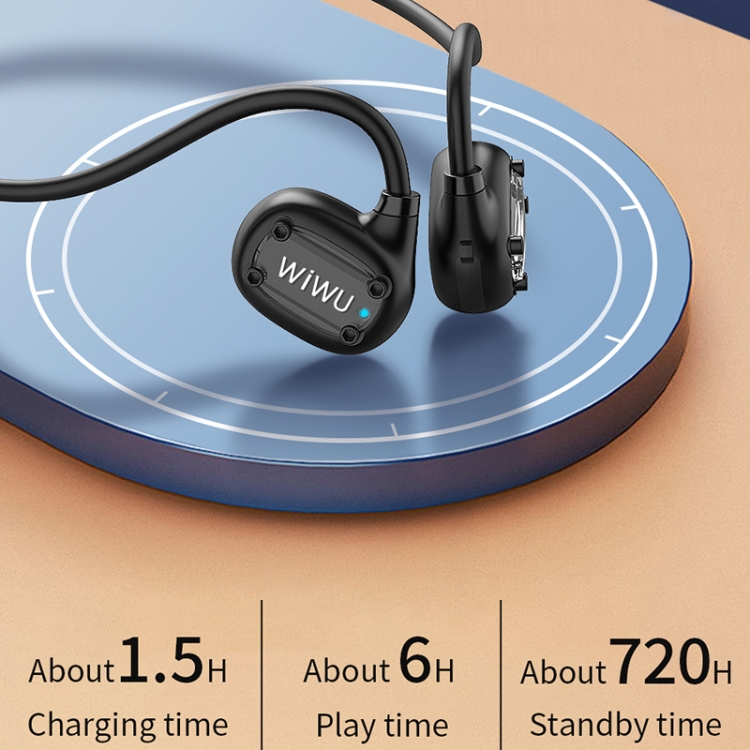 WIWU Marathon SE Air Conduction Wireless Bluetooth Sports Earphone(Black) WIWU Marathon SE Air Conduction Wireless Bluetooth Sports Earphone(Black)