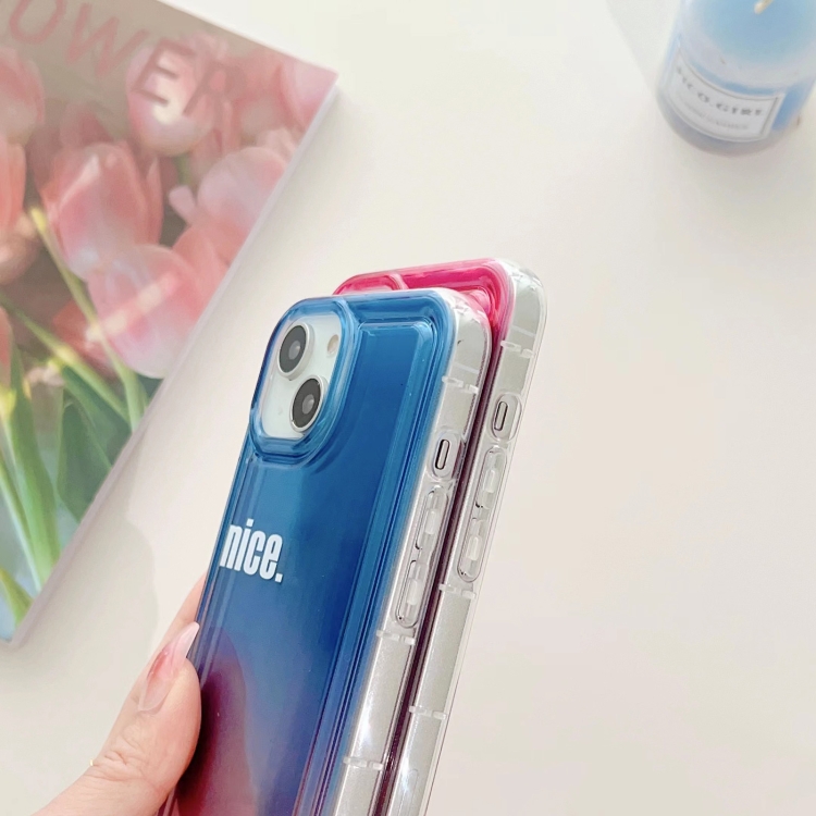 For iPhone 13 Airbag Laser Phone Case(Blue) For iPhone 13 Airbag Laser Phone Case(Blue)