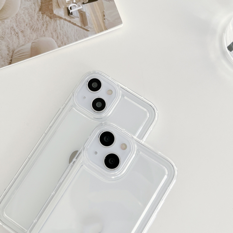 For iPhone 13 Airbag Transparent  TPU Phone Case