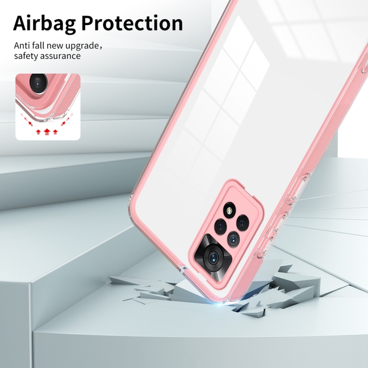 Cover per Xiaomi Redmi Note 11 Pro 4G/5G Custodia Originale, Sottile Morbido Silicone Cover con Protezione Fotocamera, TPU Antiurto Protezione Case