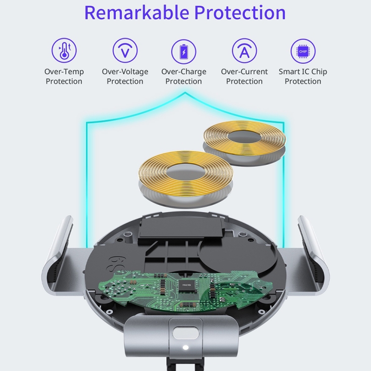 For Samsung Galaxy Z Fold4 / 3 S9 Dual Coil Car Phone Holder Wireless Charger For Samsung Galaxy Z Fold4 / 3 S9 Dual Coil Car Phone Holder Wireless Charger