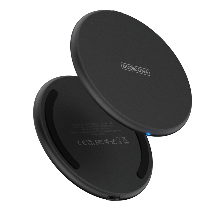DUZZONA W11 15W Desktop Qi Wireless Charger(Black) DUZZONA W11 15W Desktop Qi Wireless Charger(Black)