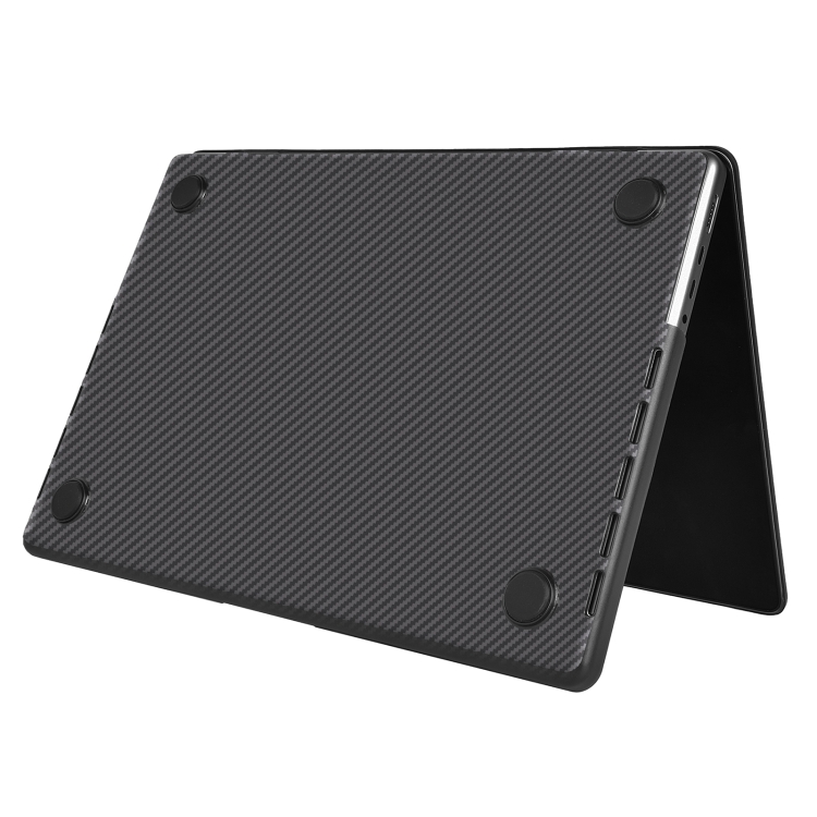 For MacBook Pro 13.3 inch 2022 / 2020 WIWU Ikavlar Crystal Shield Carbon Fiber Texture Laptop Case(Transparent Black) For MacBook Pro 13.3 inch 2022 / 2020 WIWU Ikavlar Crystal Shield Carbon Fiber Texture Laptop Case(Transparent Black)