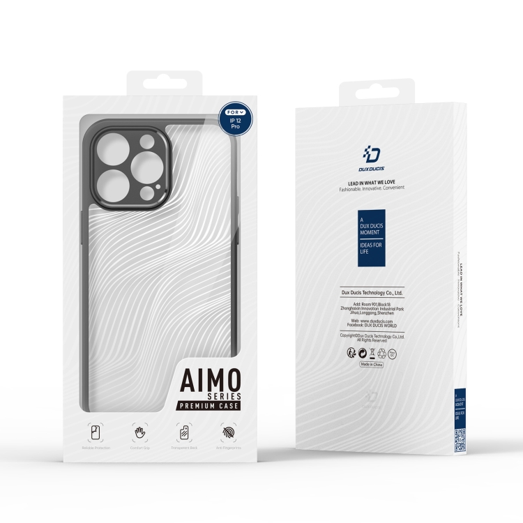 Đối với iPhone 12 Pro Max DUX DUCIS Aimo Series Frosted Feel Phone