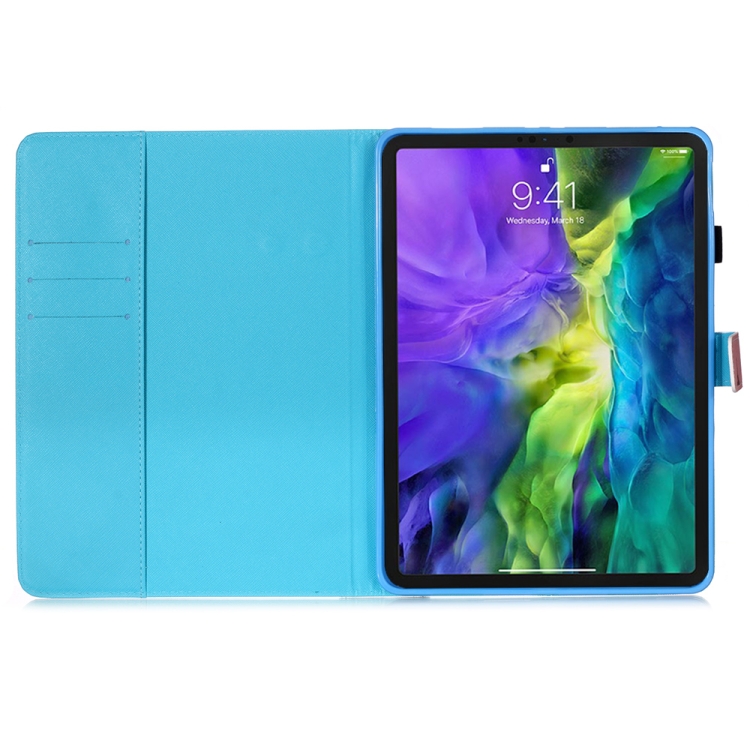 For iPad Pro 11 (2020) Colored Drawing Horizontal Flip Leather Tablet Case, with Sleep / Wake-up Function & Holder & Card Slo & Wallet(Group Disc) For iPad Pro 11 (2020) Colored Drawing Horizontal Flip Leather Tablet Case, with Sleep / Wake-up Function & Holder & Card Slo & Wallet(Group Disc)