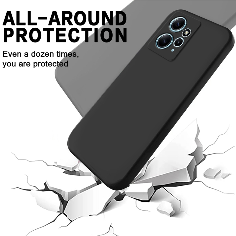 Funda Xiaomi Redmi Note 12 (4G) Carcasa Gel TPU Negro + Protector