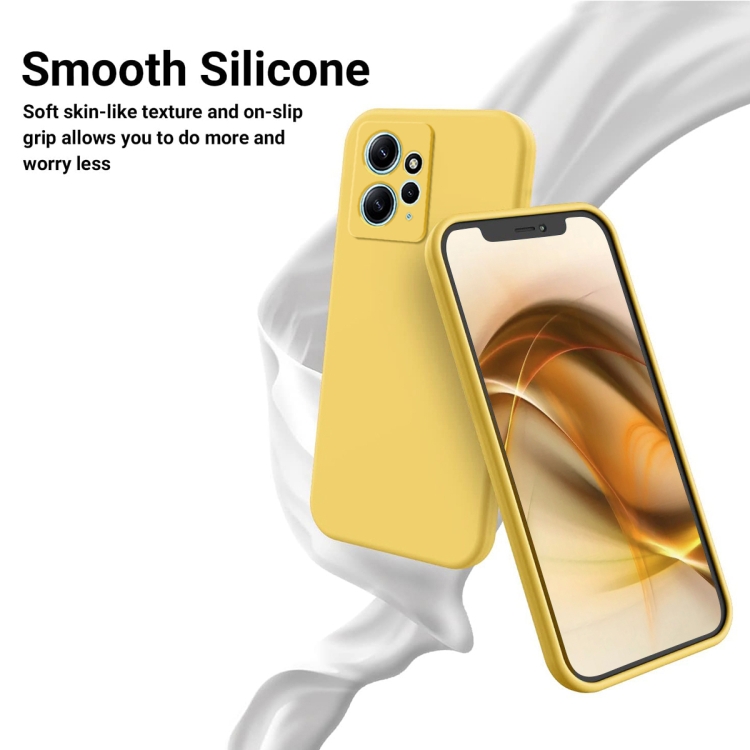 Para Xiaomi Redmi Note 12 4G Global Pure Color Liquid Silicone Funda para  teléfono a prueba