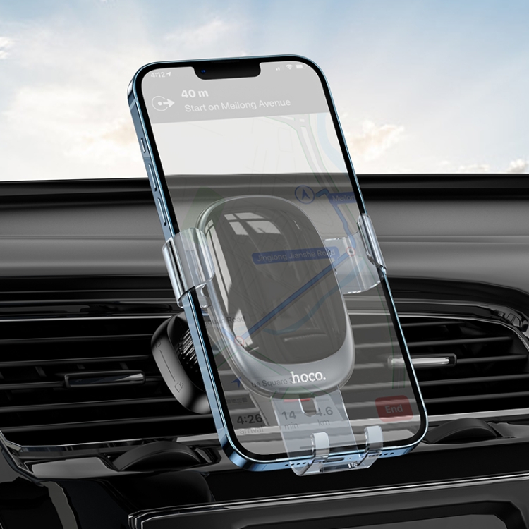 hoco H7 Small Gravity Car Air Outlet Holder(Grey) hoco H7 Small Gravity Car Air Outlet Holder(Grey)