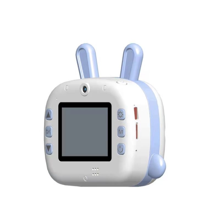 JJR/C V20 Cámara de impresión WiFi Polaroid para niños con pantalla HD de 2,4 pulgadas, estilo: conejo (azul) - 2
