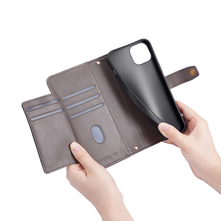 ESONG Geldbörsen-Handyhülle Für Xiaomi Redmi Note 13 5G – PU-Leder Mit Kartenfächern, Standfunktion & Handschlaufe