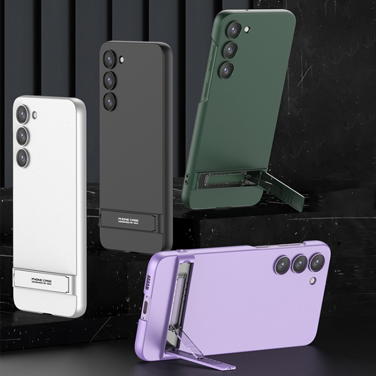 For Samsung Galaxy S23+ 5G GKK Triumph Ultra Thin Full Coverage Phone Case with Stand(Black) For Samsung Galaxy S23+ 5G GKK Triumph Ultra Thin Full Coverage Phone Case with Stand(Black)