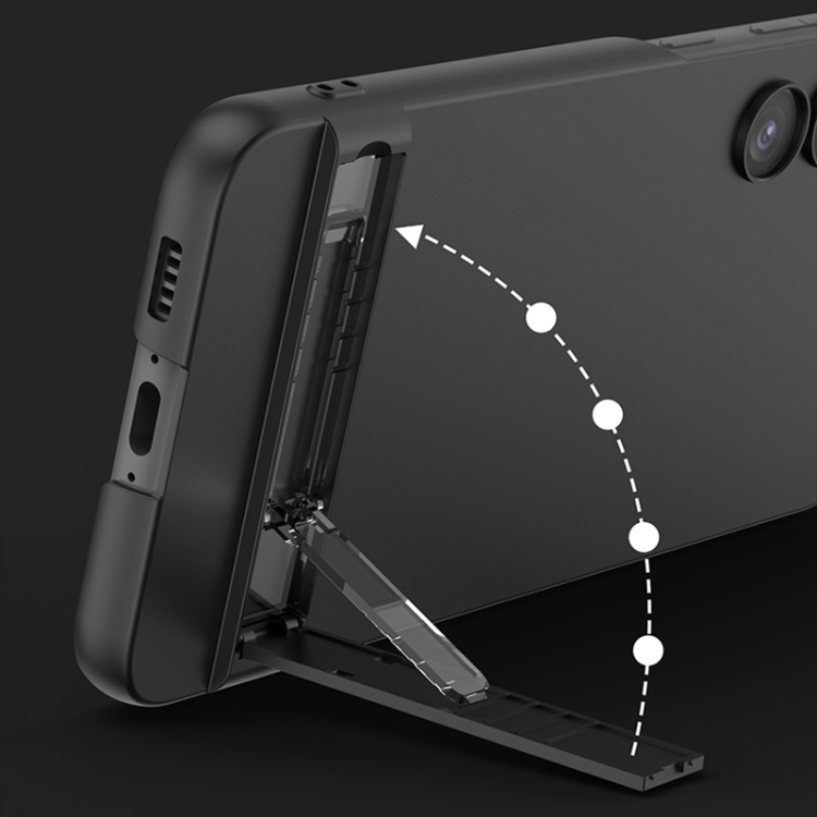 For Samsung Galaxy S23+ 5G GKK Triumph Ultra Thin Full Coverage Phone Case with Stand(Black) For Samsung Galaxy S23+ 5G GKK Triumph Ultra Thin Full Coverage Phone Case with Stand(Black)