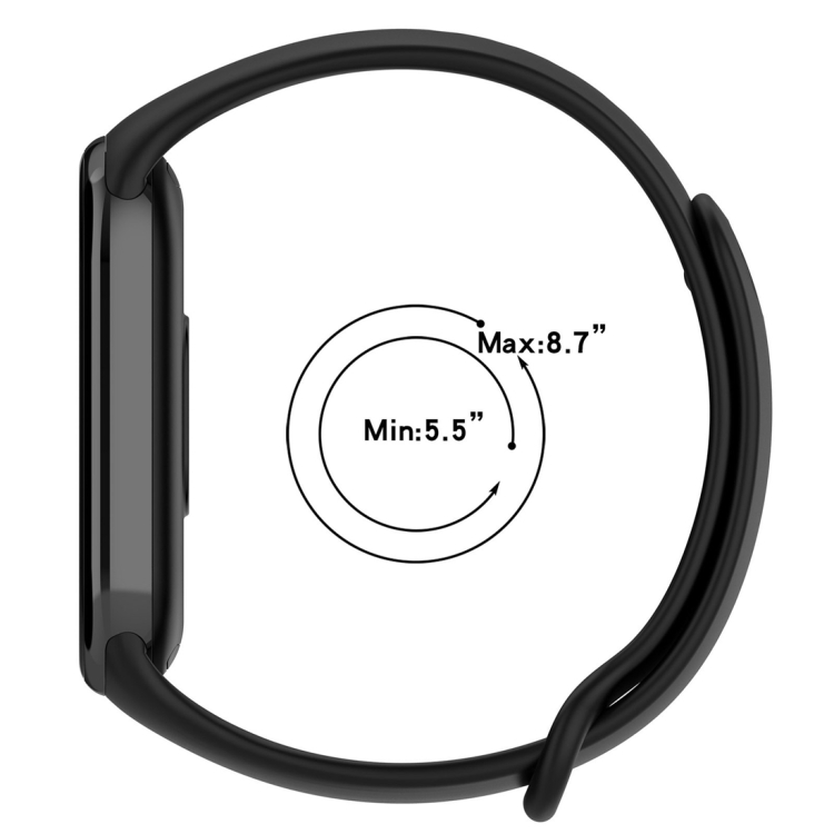 Para Xiaomi Mi Band 8 Correa de reloj de reemplazo de enchufe de acero  inoxidable de
