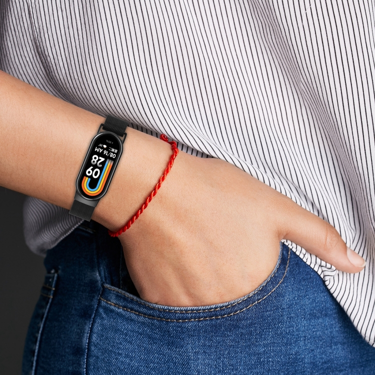 Correa milanese Xiaomi Mi Band 7 (plata) 