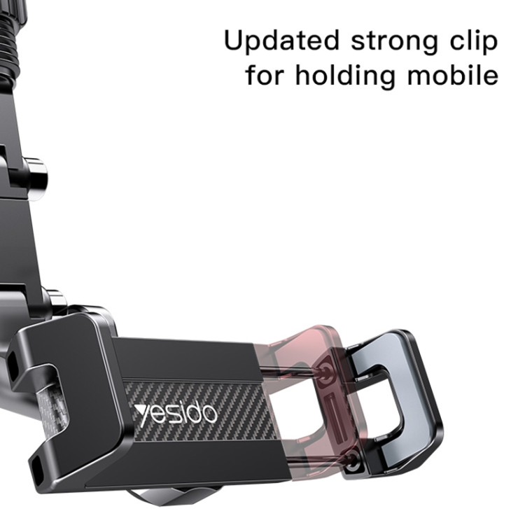 Yesido C192 Car Rearview Mirror Using Phone Holder(Black) - 4