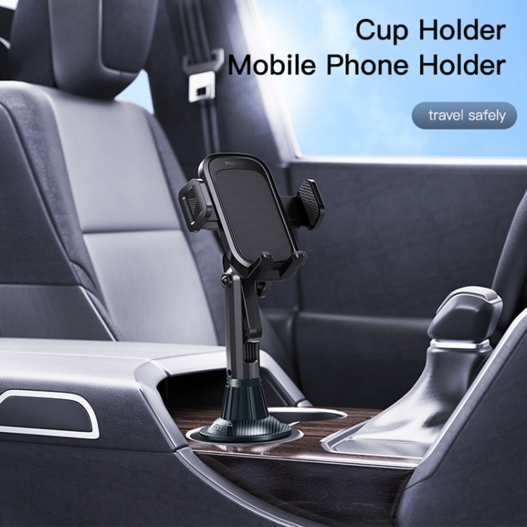 Yesido C195 Car Cup Holder Using Phone Bracket(Black) - 1