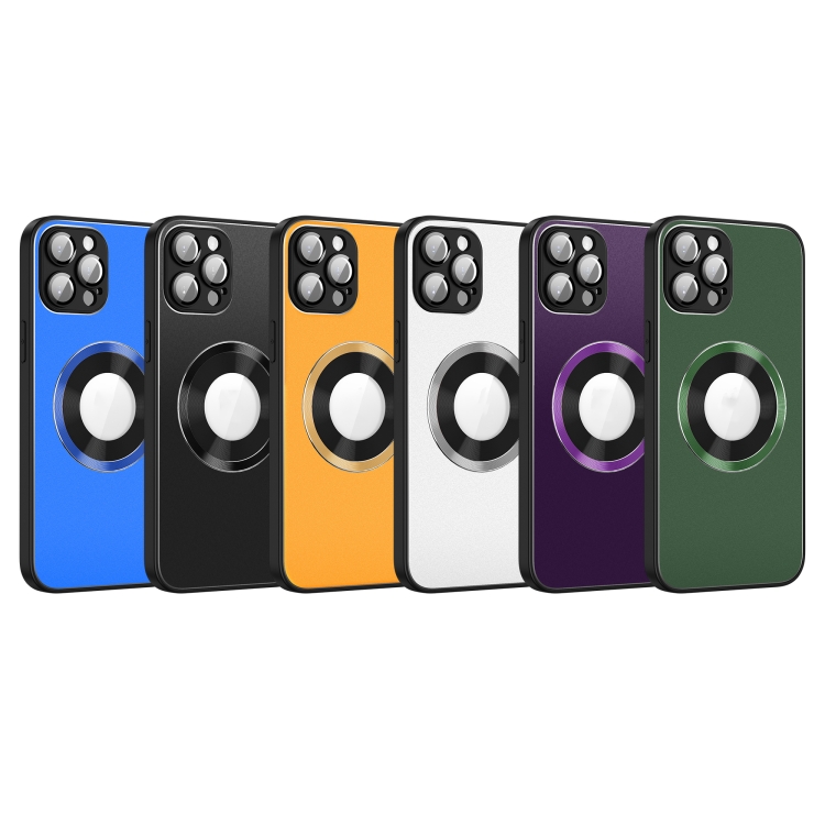 For iPhone 14 Pro AG Frosted Aluminum Alloy Magsafe Magnetic Phone Case with Lens Film(Green) For iPhone 14 Pro AG Frosted Aluminum Alloy Magsafe Magnetic Phone Case with Lens Film(Green)